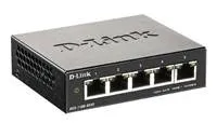 D-Link DGS-1100-05V2 5-portový gigabitový inteligentný riadený prepínač, bez ventilátora