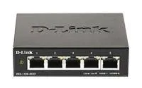 D-Link DGS-1100-05V2 5-portový gigabitový inteligentný riadený prepínač, bez ventilátora