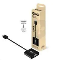 Adaptér HDMI Club3D 1.4 na VGA (M/F), aktívne so zvukom