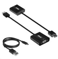 Adaptér HDMI Club3D 1.4 na VGA (M/F), aktívne so zvukom