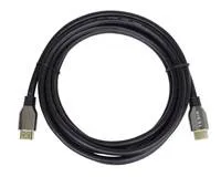 Kábel HDMI PREMIUMCORD 2.1 vysokorýchlostný + ethernetový kábel (krytky zo zinkovej zliatiny, pozlátené konektory) 0.5m