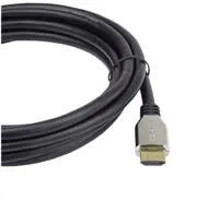 Kábel HDMI PREMIUMCORD 2.1 vysokorýchlostný + ethernetový kábel (krytky zo zinkovej zliatiny, pozlátené konektory) 0.5m