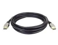 Kábel HDMI PREMIUMCORD 2.1 vysokorýchlostný + ethernetový kábel (krytky zo zinkovej zliatiny, pozlátené konektory) 0.5m