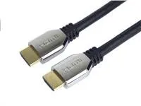 Kábel HDMI PREMIUMCORD 2.1 vysokorýchlostný + ethernetový kábel (krytky zo zinkovej zliatiny, pozlátené konektory) 0.5m