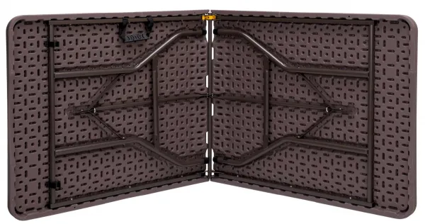 WOODLAND cateringový stôl skladací v kufríku 180 cm hnedý