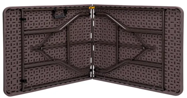 WOODLAND cateringový stôl skladací v kufríku 180 cm hnedý
