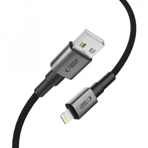 Tech-Protect Ultraboost Lightning Cable 15W/100CM - Iron Gray