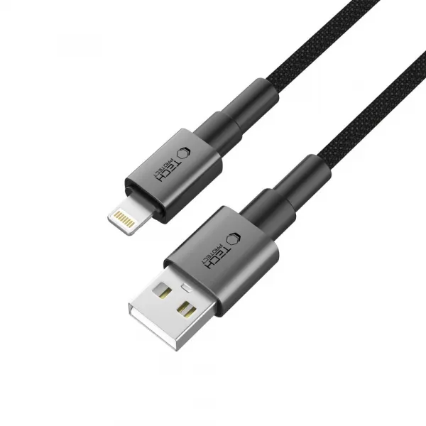 Tech-Protect Ultraboost Lightning Cable 15W/100CM - Iron Gray