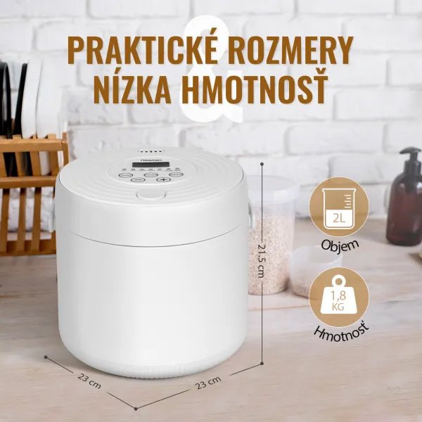 Noaton RC120W Essential, multifunkčný ryžovar