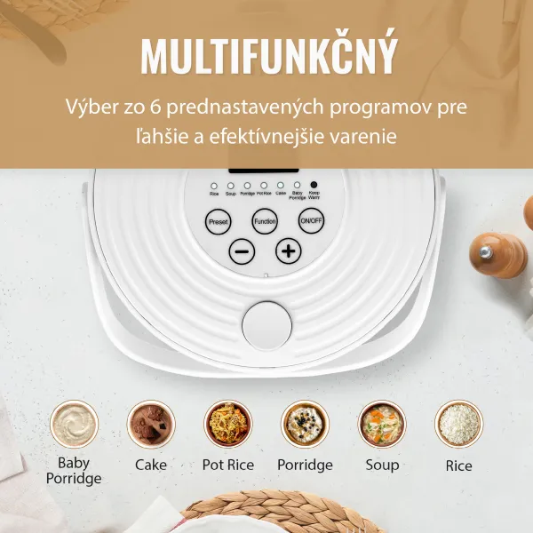 Noaton RC120W Essential, multifunkčný ryžovar