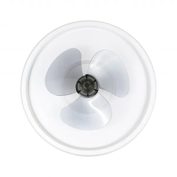 Noaton 13045W Puppis, biela, stropný ventilátor so svetlom