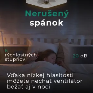 Noaton 14050W Hovland, biela, stropný ventilátor so svetlom