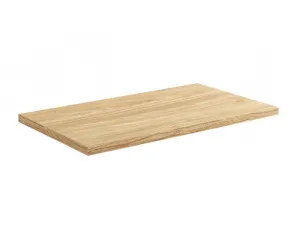 Comad Závesná skrinka pod umývadlo Luxor Black II s doskou 60 cm čierna/dub olejovaný