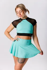 GoldBee Plavky Sťahovacia Sukňa Brazílky Mint Green Barva: Mint Green, Velikost: M