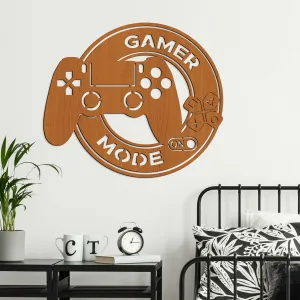 Drevený 3D obraz - Gamer mode ON