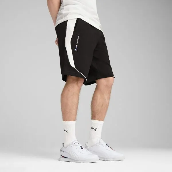 Puma BMW M MOTORSPORT SWEAT SHORTS Pánske šortky, čierna, veľkosť