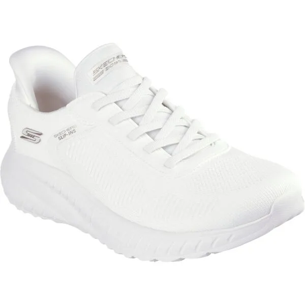 Skechers BOBS SQUAD CHAOS - CURRENT MUSE Dámska voľnočasová obuv, biela, veľkosť