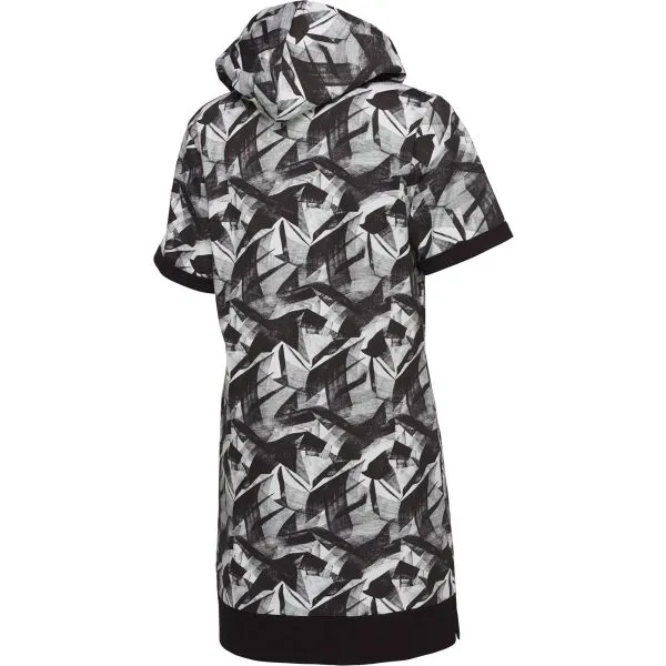 Russell Athletic SS HOODY DRESS Dámske šaty, čierna, veľkosť