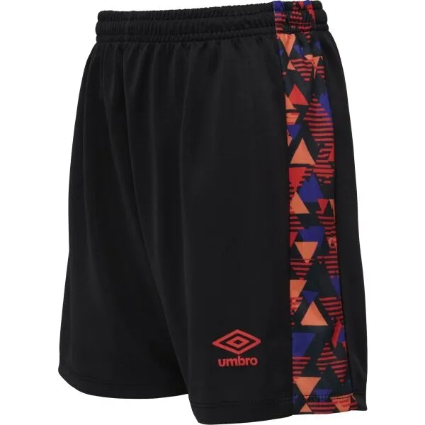 Umbro FORMATION KNIT SHORT - JNR Detské športové kraťasy, čierna, veľkosť L