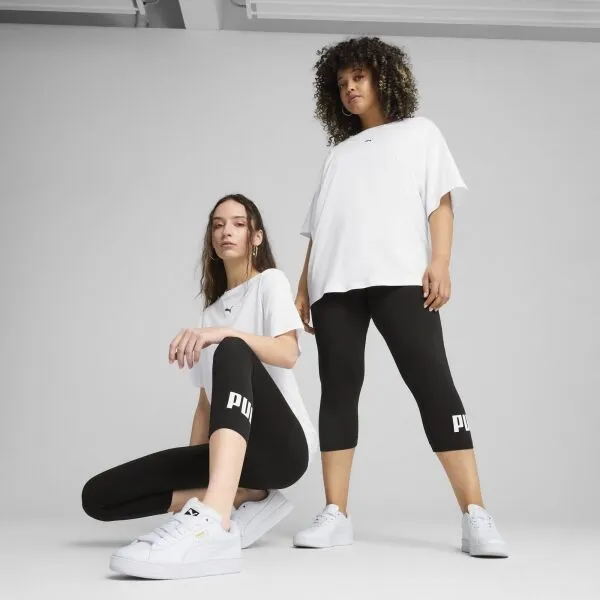 Puma ESSENTIALS NO.1 LOGO 3/4 LEGGINGS Dámske legíny, čierna, veľkosť