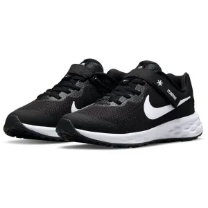 Nike REVOLUTION 6 FLYEASE Juniorksá bežecká obuv, čierna, veľkosť 39