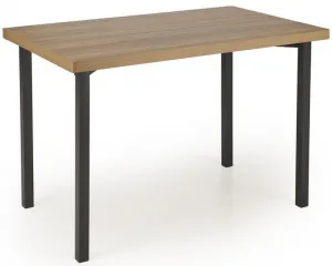 HALMAR Jedálenská zostava MILTON stôl + 4 stoličky prírodná / čierna