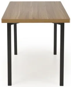 HALMAR Jedálenská zostava MILTON stôl + 4 stoličky prírodná / čierna