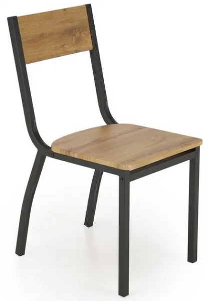 HALMAR Jedálenská zostava MILTON stôl + 4 stoličky prírodná / čierna