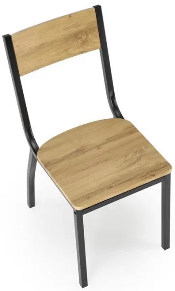 HALMAR Jedálenská zostava MILTON stôl + 4 stoličky prírodná / čierna