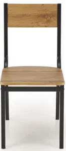 HALMAR Jedálenská zostava MILTON stôl + 4 stoličky prírodná / čierna