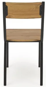 HALMAR Jedálenská zostava MILTON stôl + 4 stoličky prírodná / čierna