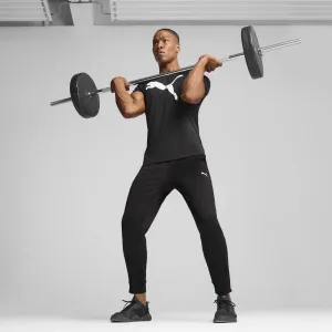 Puma M TAD ESSENTIALS SOLID CAT TEE Pánske tričko, čierna, veľkosť