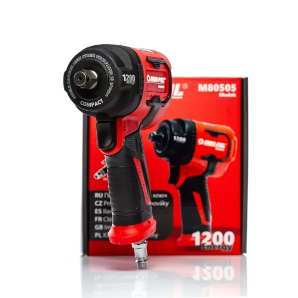MARPOL Kompaktný pneumatický rázový uťahovák 1/2" 1200Nm