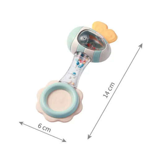 BABYONO Hrkálka s hryzačkou 3m+ Bee