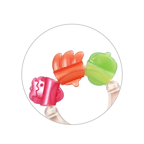 BABYONO Hrkálka s hryzačkou 3m+ Fruits