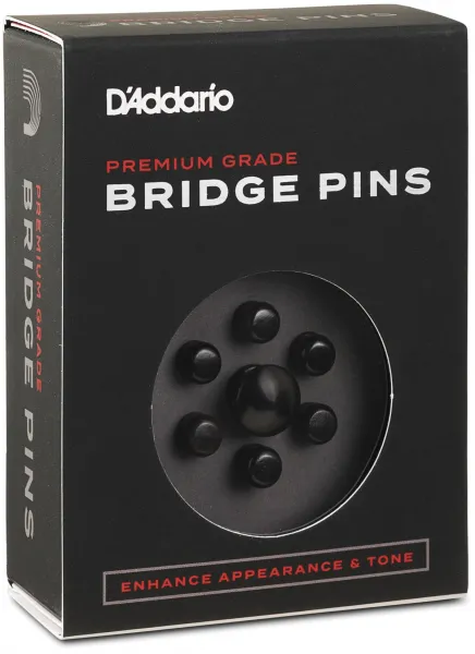 D'Addario Ebony Bridge Pins