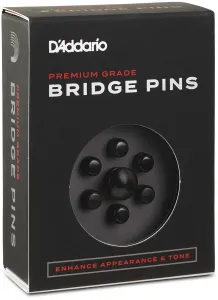 D'Addario Ebony Bridge Pins