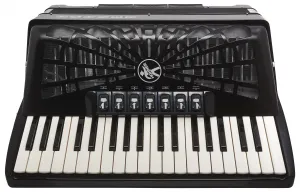 Hohner Bravo III 80 Black Silent Key