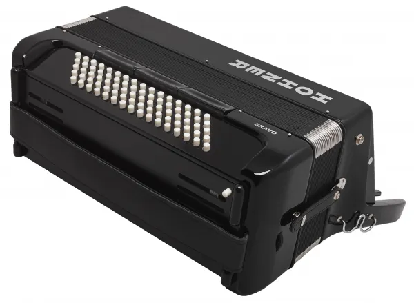 Hohner Bravo III 80 Black Silent Key