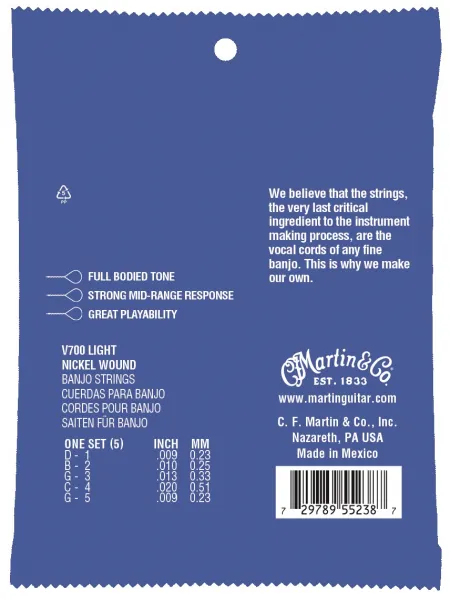 Martin Vega Banjo Light