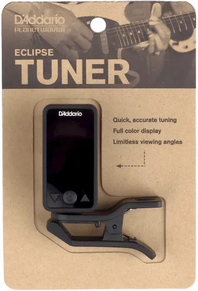 D'Addario Eclipse Tuner Black