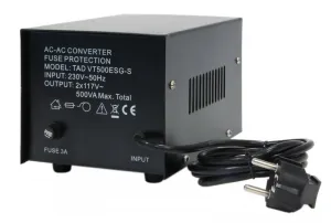 Tube Amp Doctor TAD Step-Down transformer with enclosure 500W