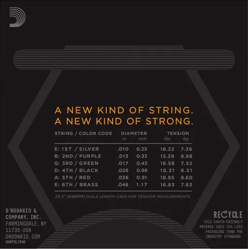 D'Addario NYXL1046-3P