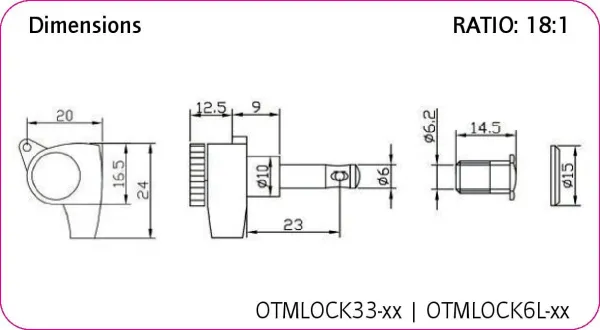Ortega OTMLOCK33-GO