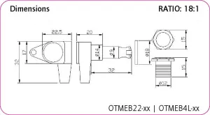 Ortega OTMEB22-CR