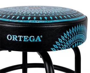 Ortega Bar Stool 30" Blue Kaleidoscope