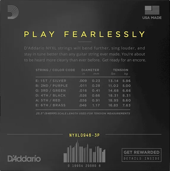 D'Addario NYXL0946-3P