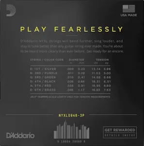 D'Addario NYXL0946-3P