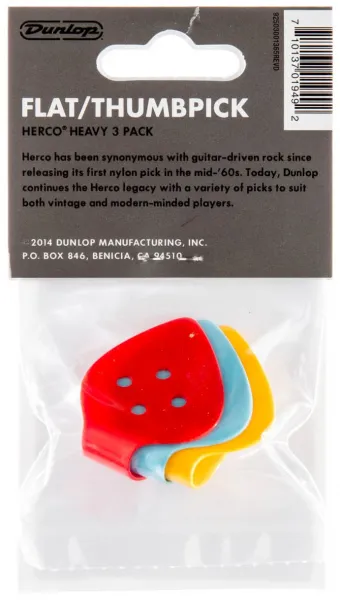 Dunlop Herco Thumbpicks Heavy