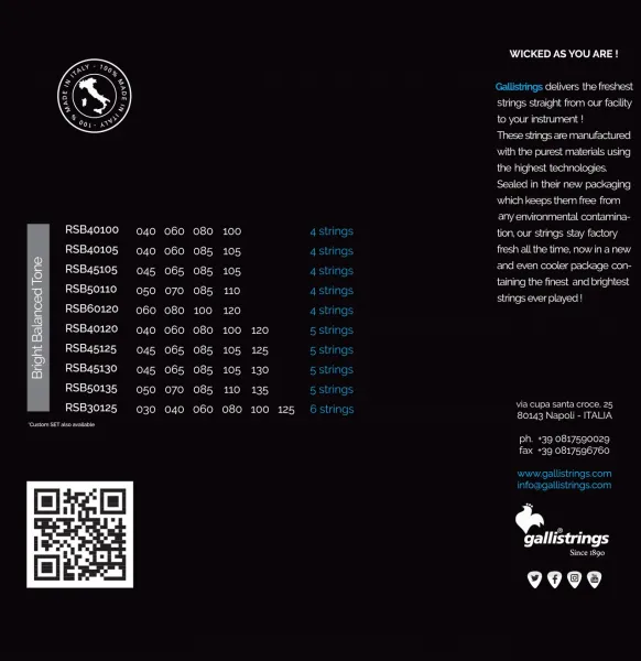 Galli RSB Nickel 5 MEDIUM RSB45125